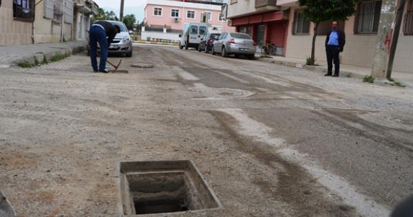 Yağmursuyu cadde ağızlıkları çalındı